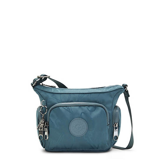 Kipling Gabbie Mini Printed Crossbody Väska Marinblå Grå | SE 2090FD